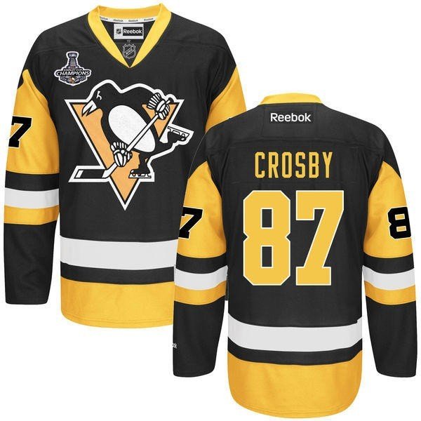 Pittsburgh Penguins Green M-3XL Hockey Jersey Sidney Crosby #87 Jersey 