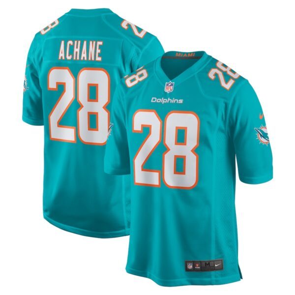 Devon Achane Jersey - Miami Dolphins Aqua Uniform by NIke