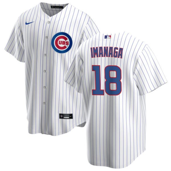 Shota Imanaga Jersey - Cubs White Pinstripe