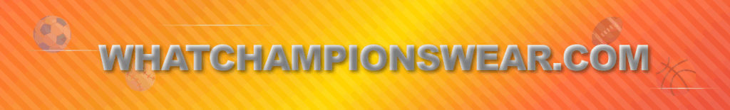WhatChampionsWear.com header for big and tall sports apparel.